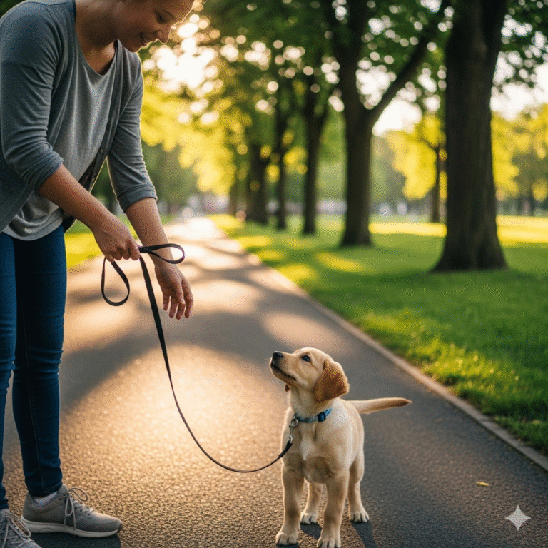 hondenriem voor puppy